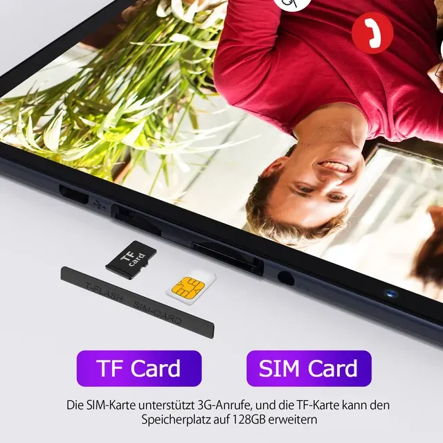 10-Zoll-Tablet mit SIM-Steckplatz, 64 GB 4