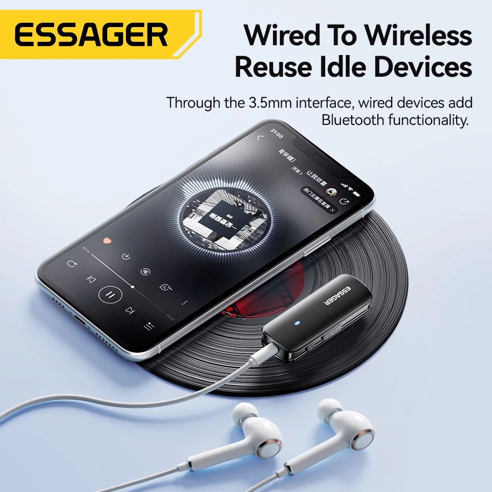 Bluetooth 5.3 Audio-Adapter mit 3,5-mm-Klinke 3