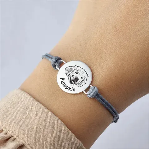 Haustierporträt-Armband