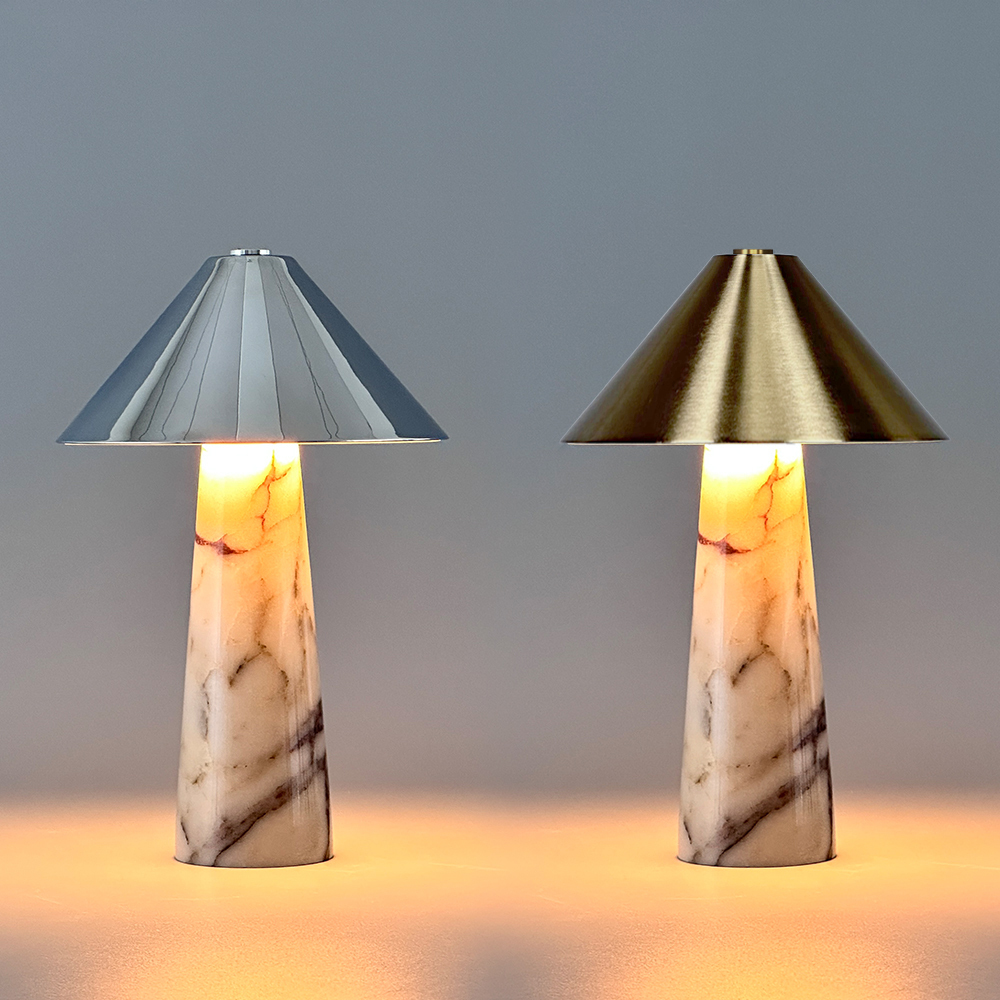Luxus Pilztischlampe kabellos aufladbar 3