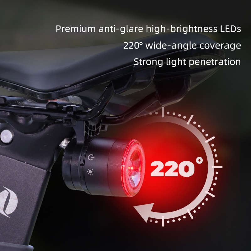 LED-Fahrradrücklicht mit Bremslicht, 300 Lumen 3