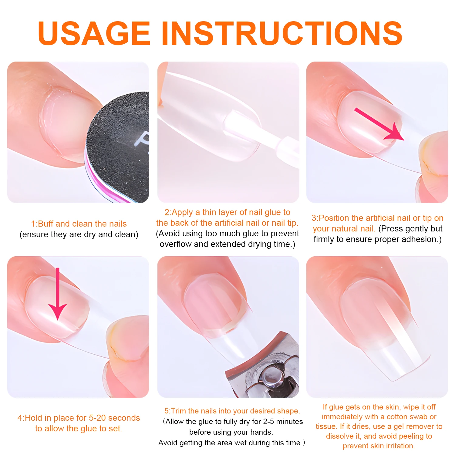Nagelkleber für Aufdrücknägel 3