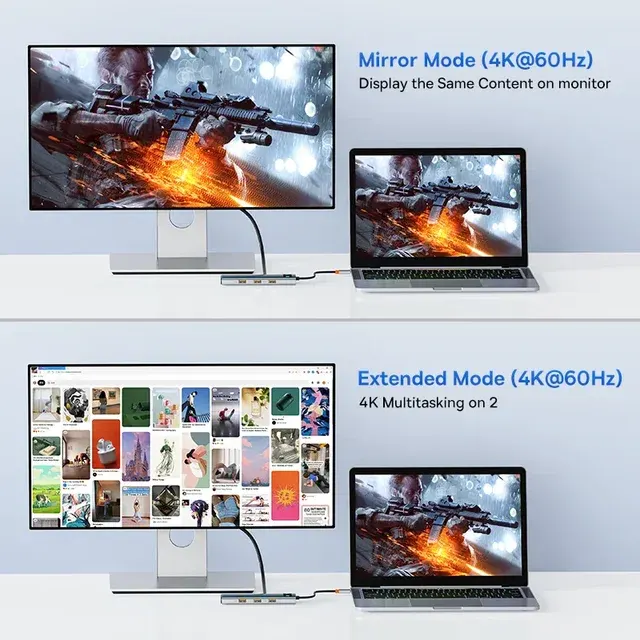 4K USB-C-Hub mit HDMI, Ethernet und PD 3