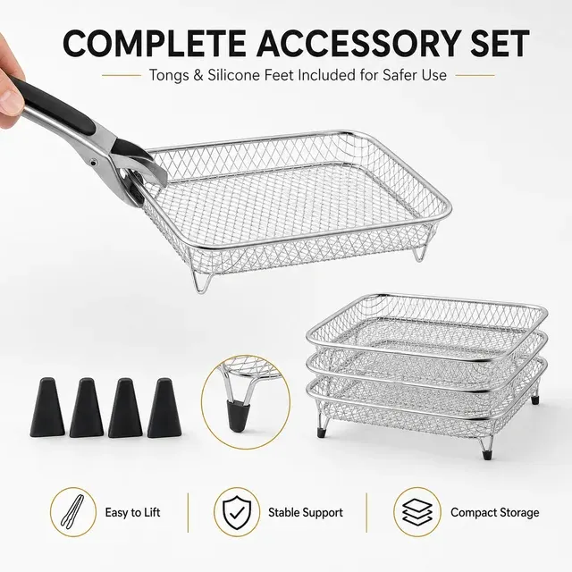 Airfryer-Gestell-Set 3