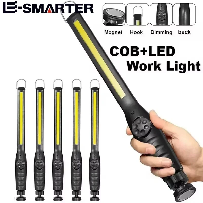 Magnetische LED-Arbeitsleuchte, wiederaufladbar, dimmbar 2