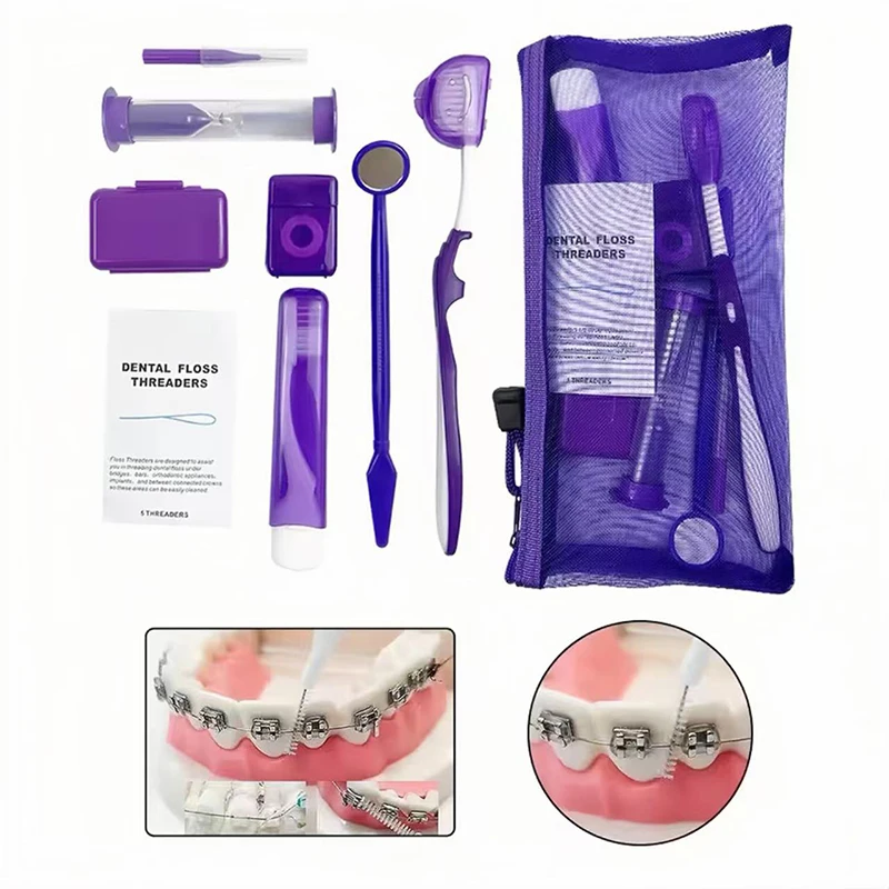 Kieferorthopädisches Mundpflege-Set 2