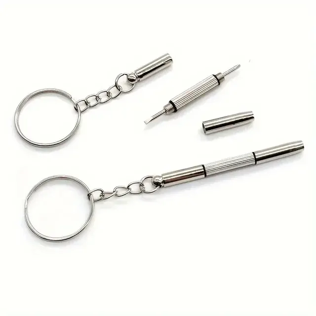 Mini-Brillen-Schraubendreher-Set mit Schlüsselanhänger 2