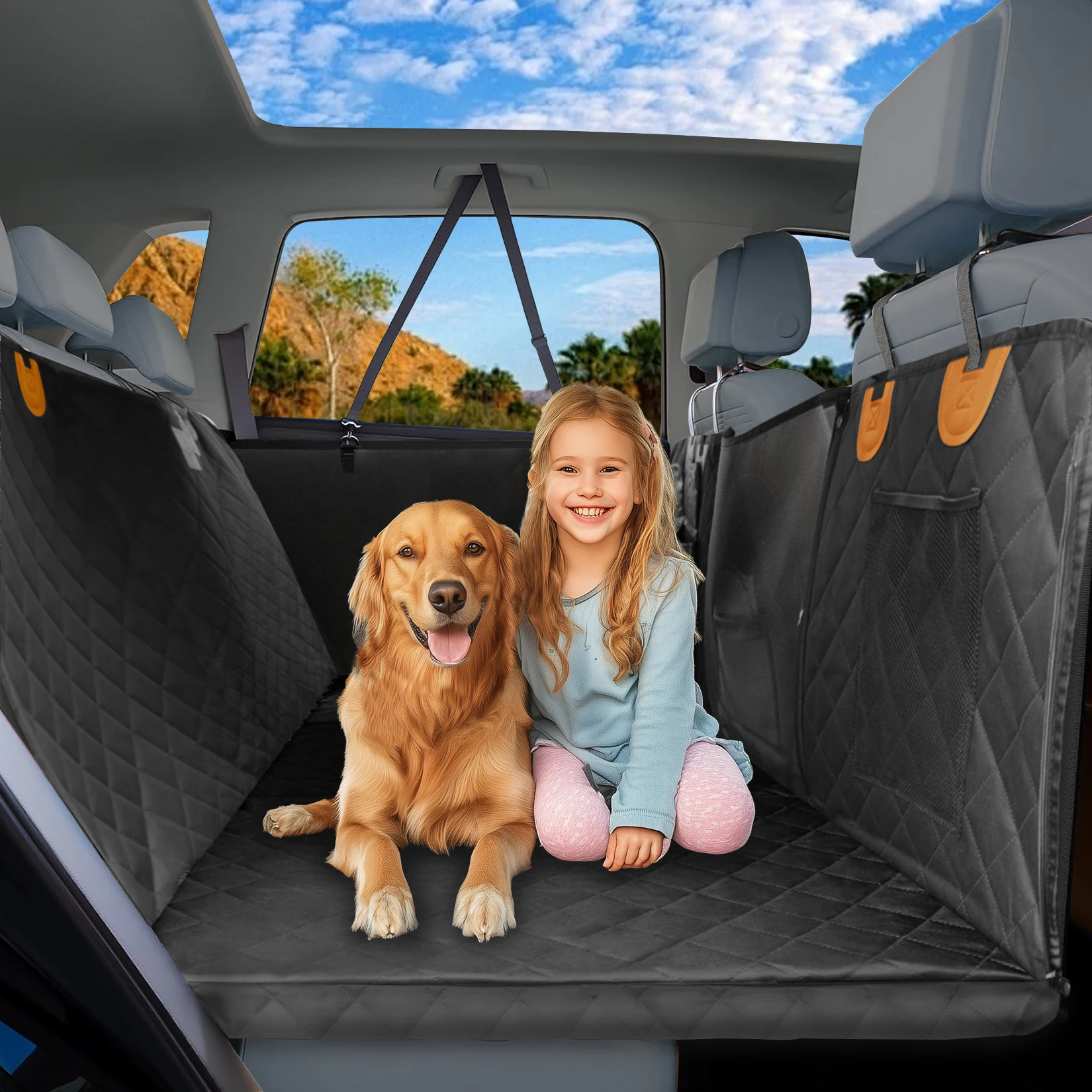 Hunde-Autositzbezug 2