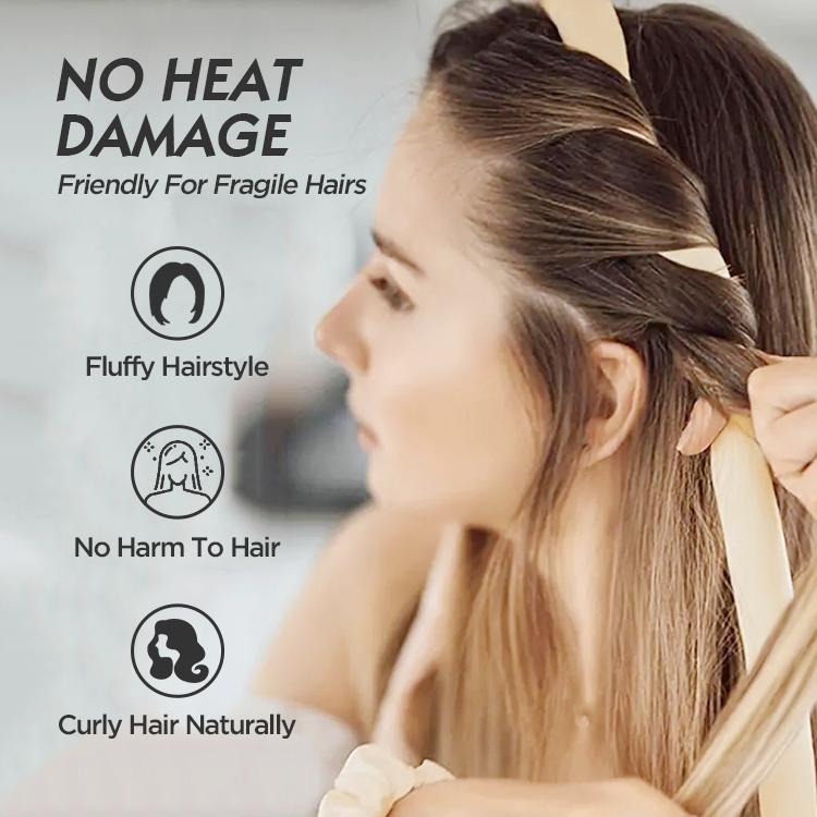 Lockenwickler ohne Hitze Satin Haarrollen 3