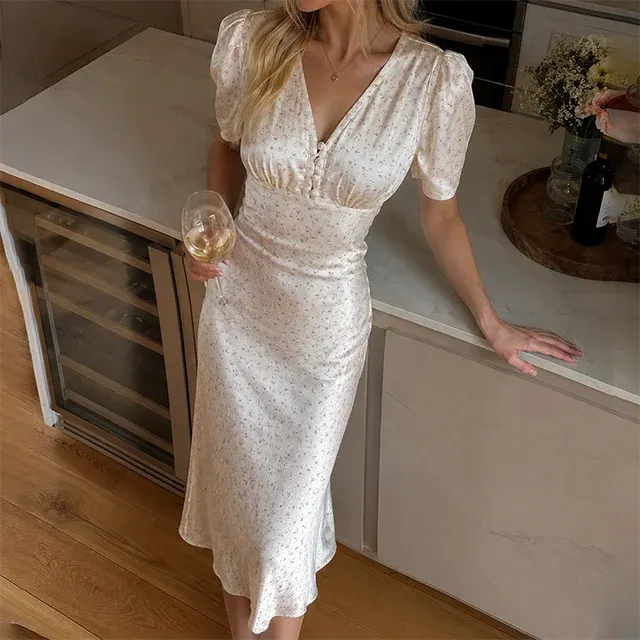 Maxikleid mit Print 2