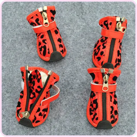 Hundeschuhe Leopard