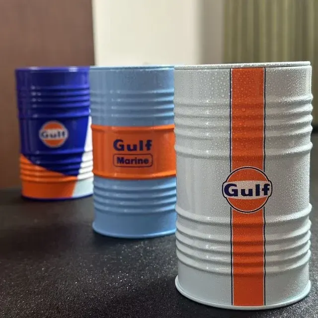 Gulf Oil Rennwagen Mikromodell aus Eisen 3