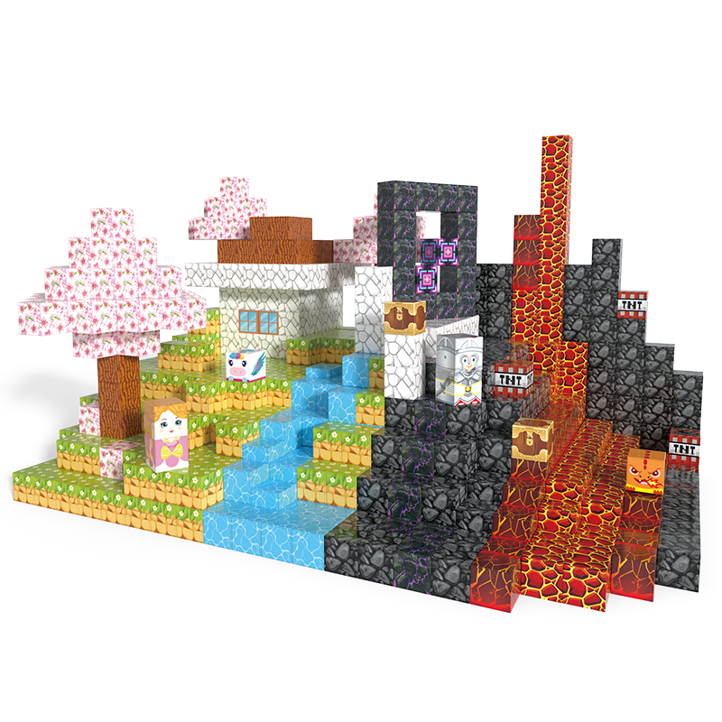 100-teiliges Magnetbausteine Abenteuer-Set 2