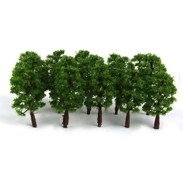 Miniatur-Modellbäume-Set 7 cm für Modelleisenbahn 3