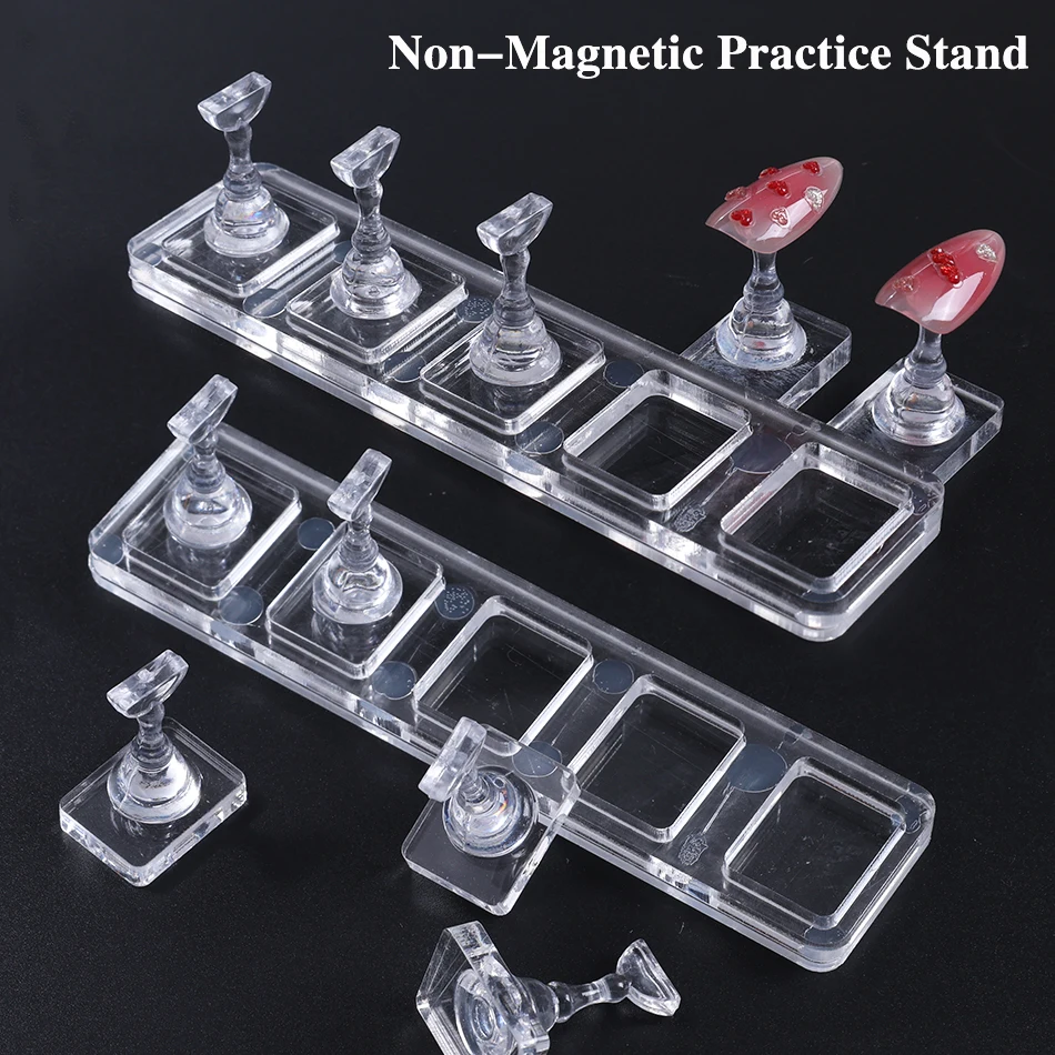 Nicht-magnetischer Acryl-Nagelständer für Übungstipps 2