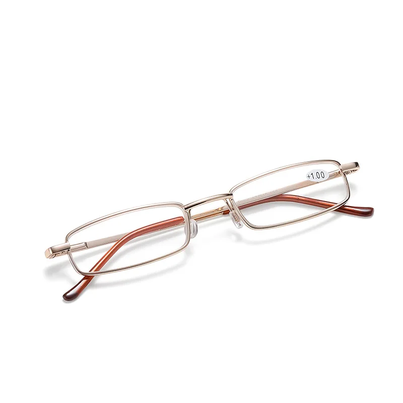Ultraleichte Metall-Lesebrille mit Etui 4