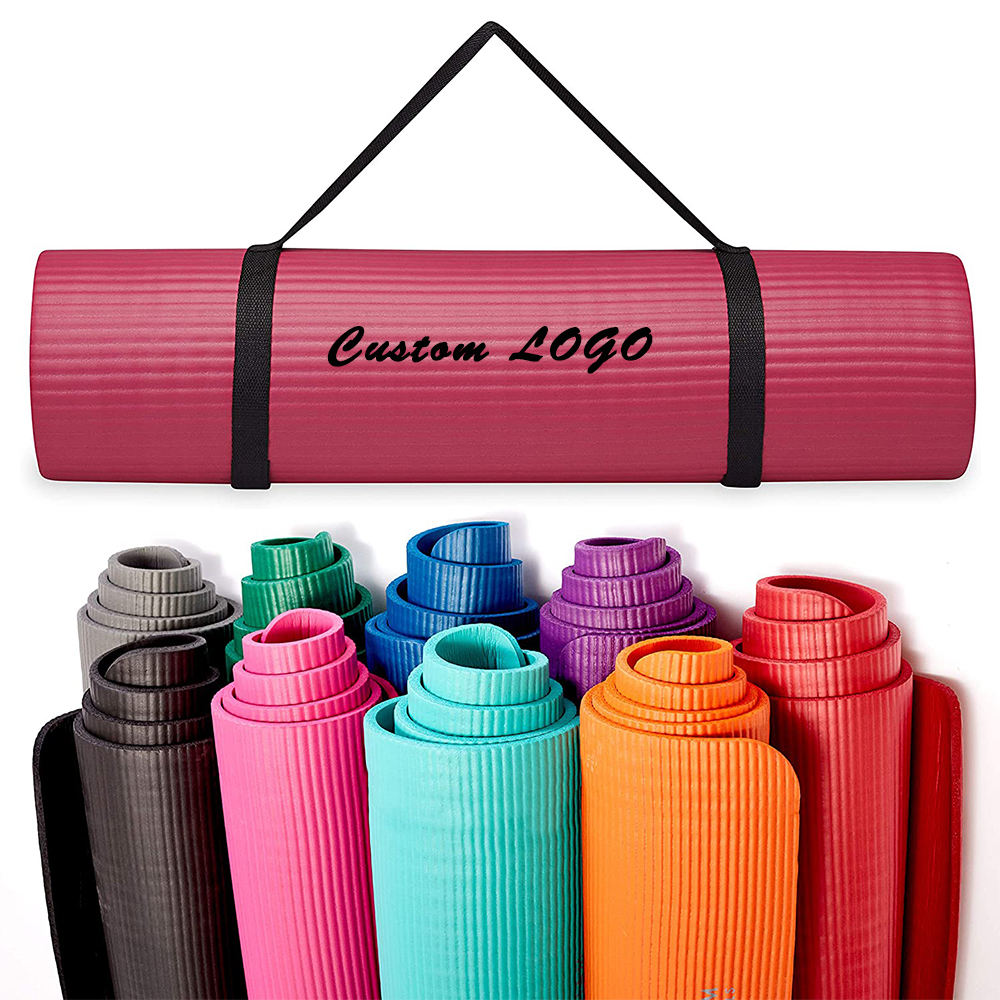 Rutschfeste NBR-Yogamatte, 8-15 mm Stärke 4