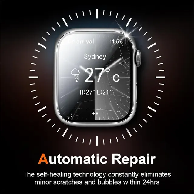 Hydrogel Displayschutzfolie für Apple Watch 10 Stück 4