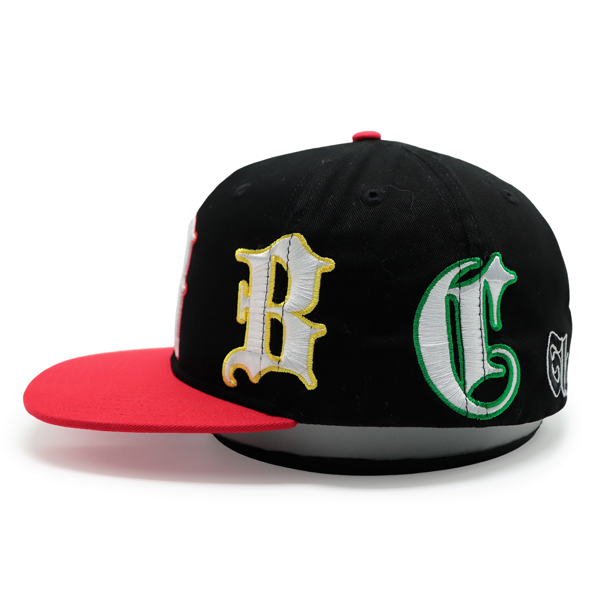 6-Panel Snapback Cap mit 3D-Stickerei