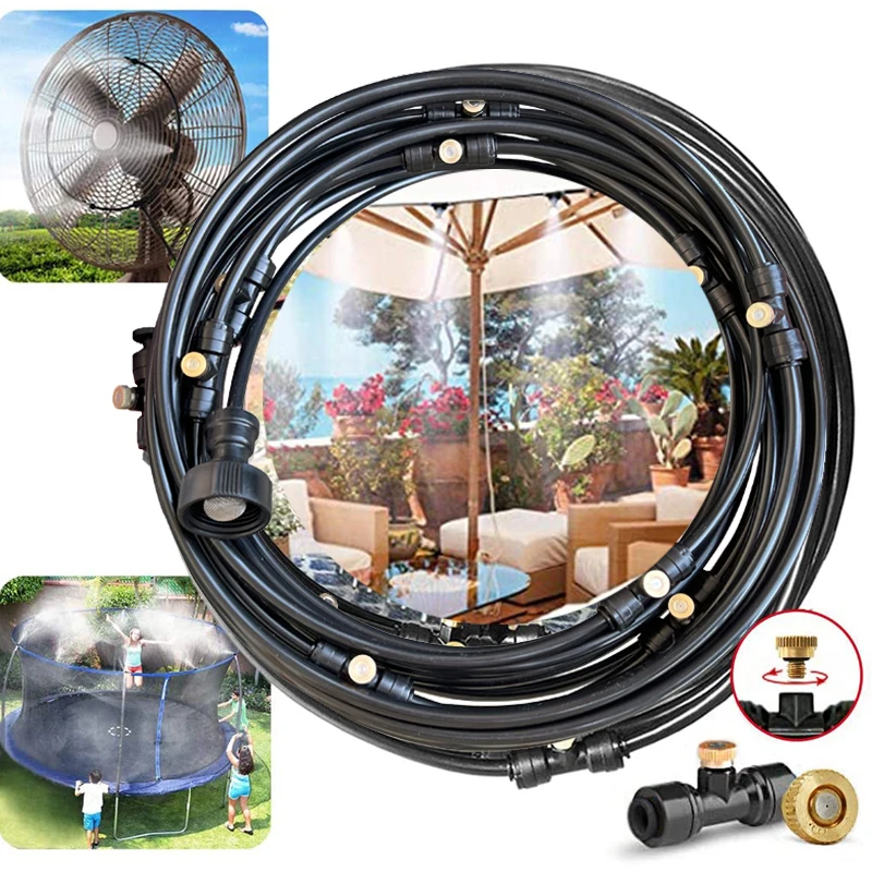 Gartenzerstäuber-Set mit Messingdüsen und 33-Fuß-Schlauch 2