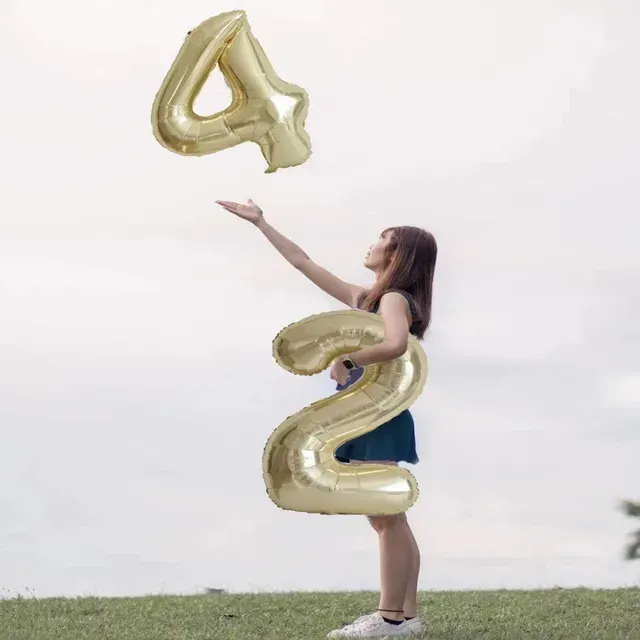 Große Folien-Zahlenballons 40 Zoll Geburtstag 3