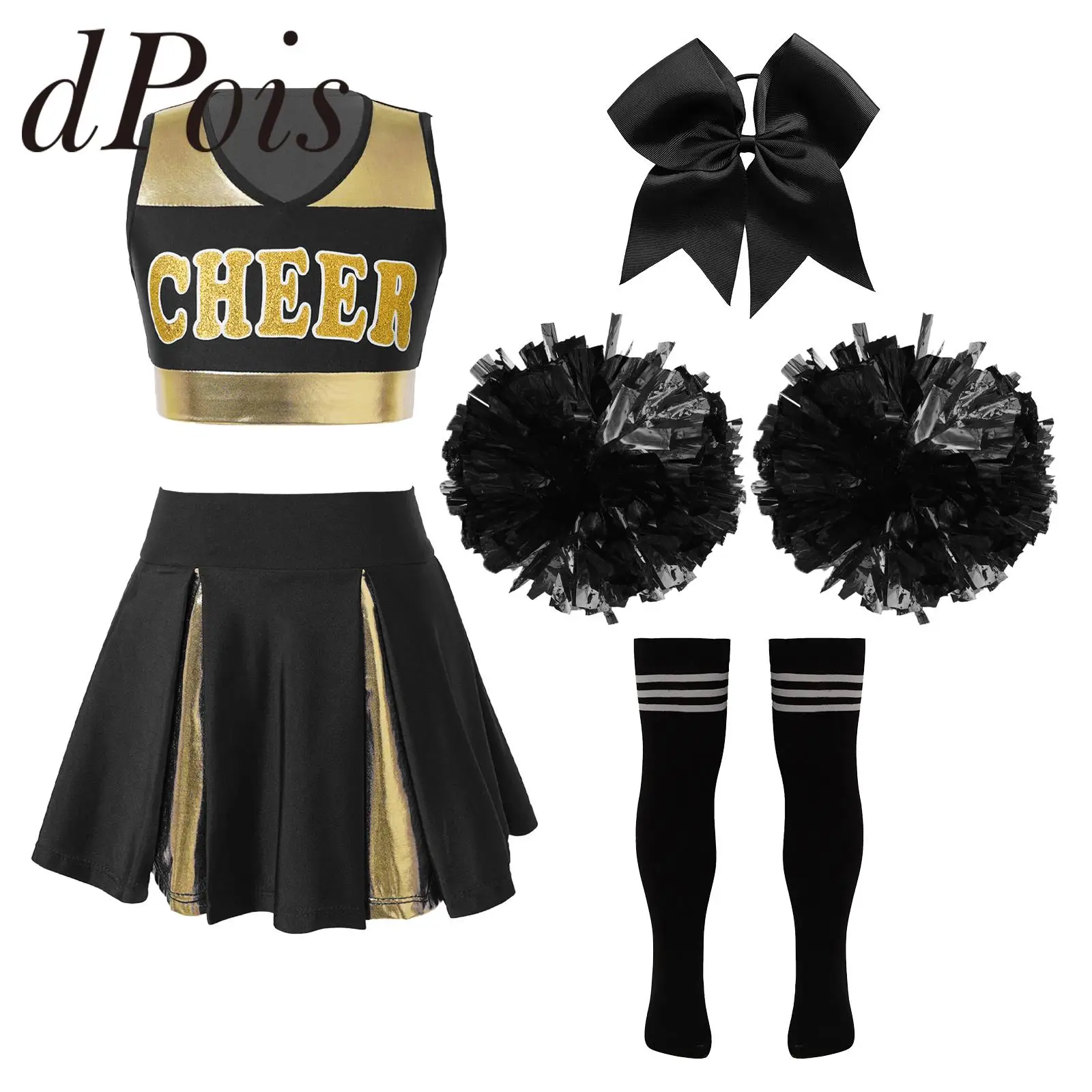 Kinder-Cheerleader-Outfit