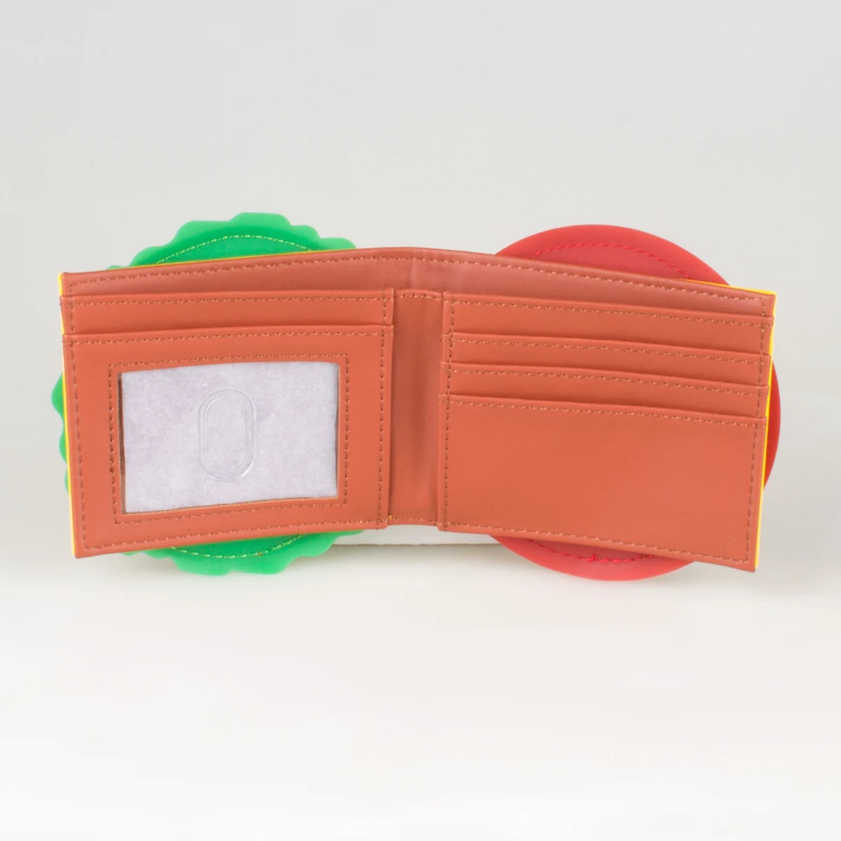 Kompakte 3D-Burger-Geldbörse mit Kartenfach 3