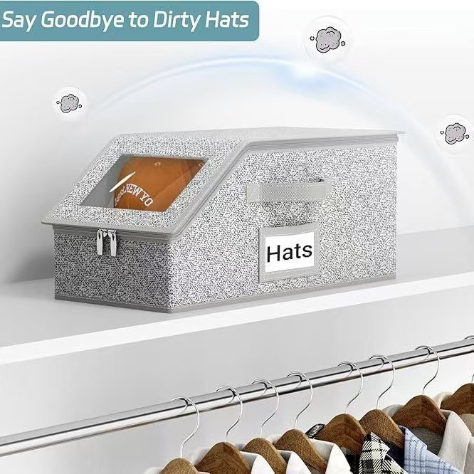 Stapelbare Hutbox für Baseball-Caps 3