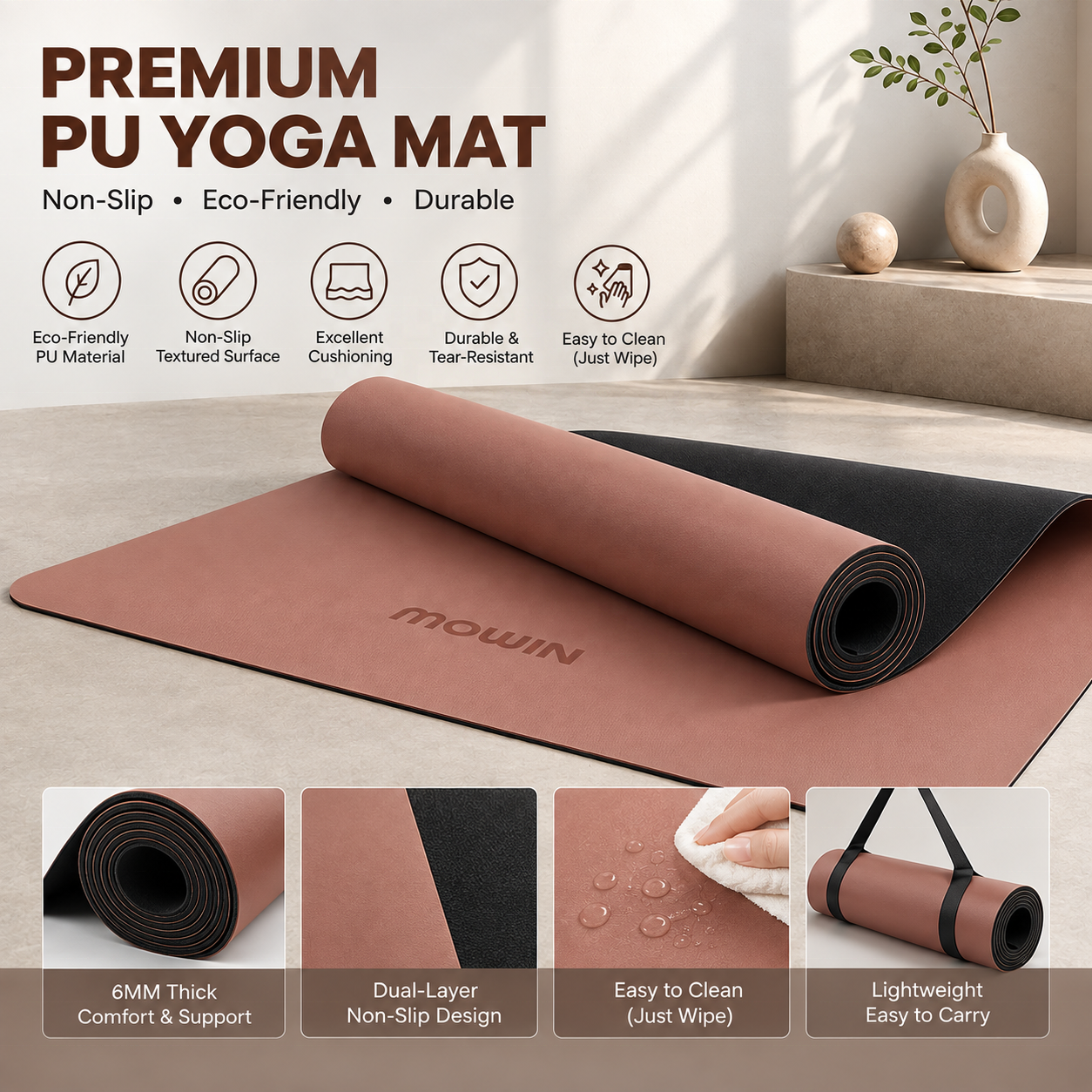 Rutschfeste Yogamatte