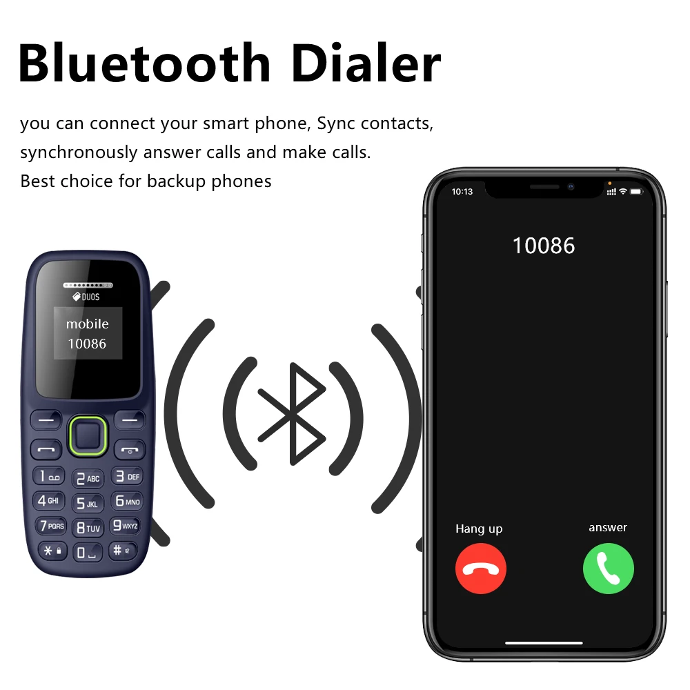 Kleines Dual-SIM-Handy mit Bluetooth-Headset 3