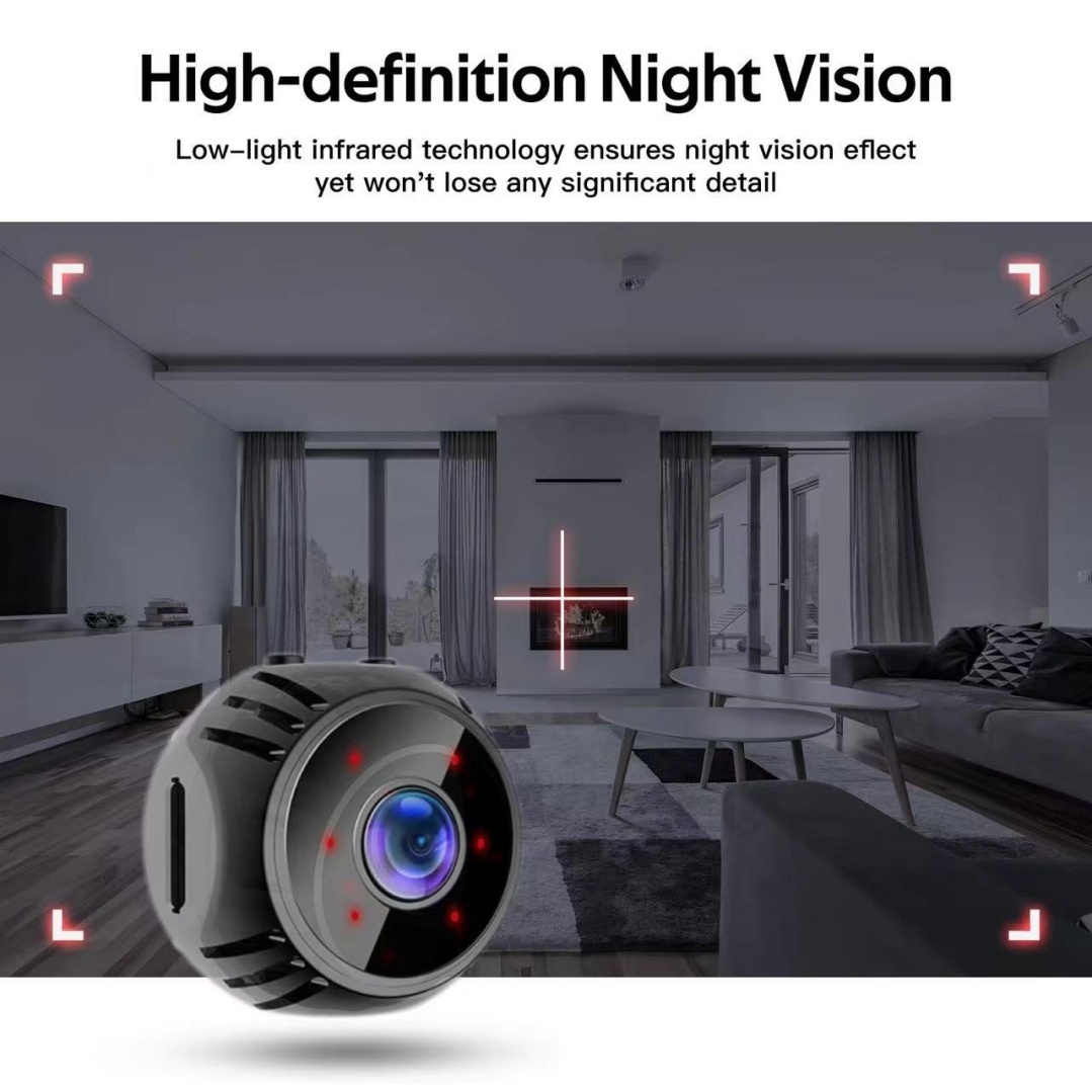 Mini-WLAN-Überwachungskamera 1080P mit Nachtsicht 4
