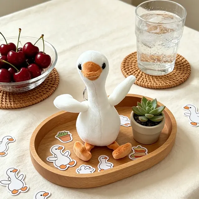 Plüsch-Enten-Anhänger 2