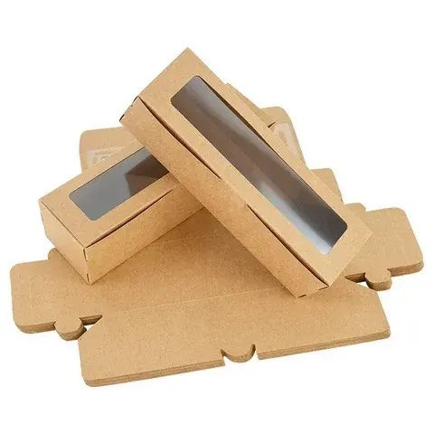Kraftpapier-Makronen-Box