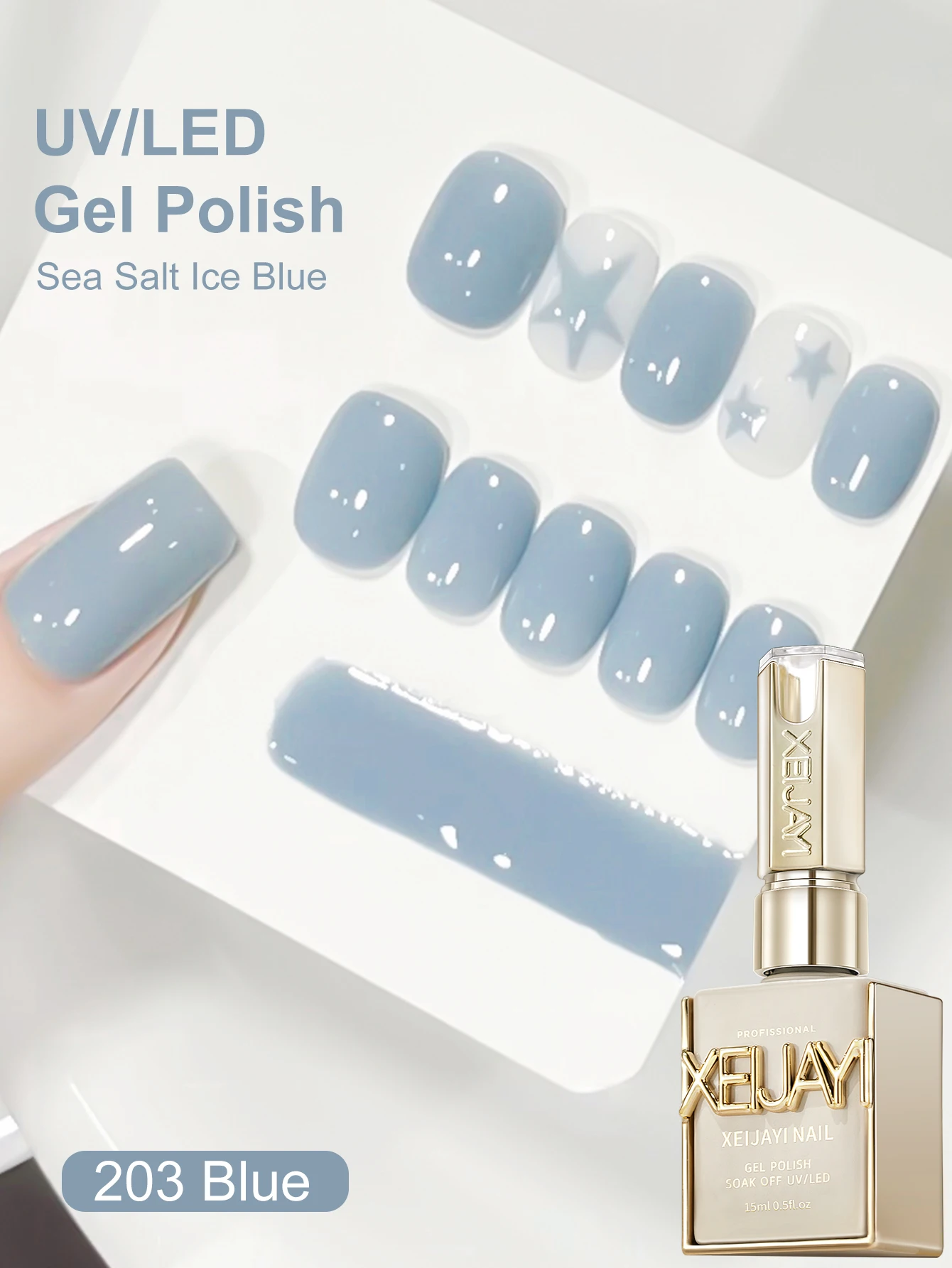 Semi-permanentes UV-LED Aufbaugel 15 ml 2