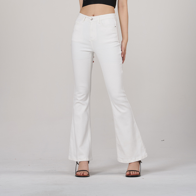 Damen-Jeans mit hoher Taille, Hufeisen-Schnitt 2