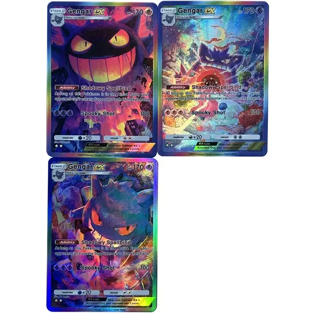 Spooky Shot Gengar Sammelkarten-Set, 3 Stück 2