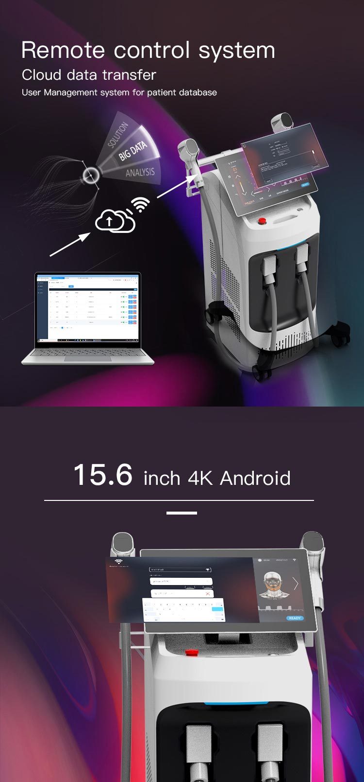 Permanente Diodenlaser-Haarentfernungsmaschine für Zuhause 3