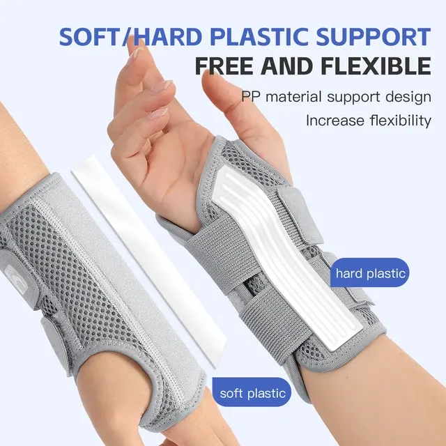 Verstellbare Handgelenkbandage mit Daumenschutz 1
