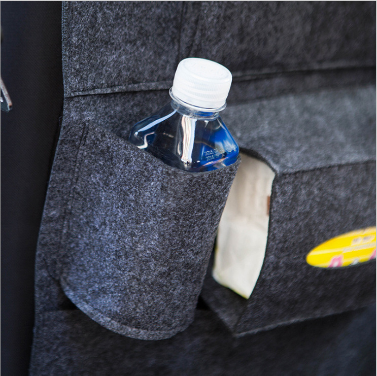 Filz Autositz Rückenlehnen Organizer mit Griff 3