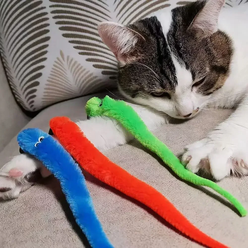 Interaktives Katzenfeder-Spielzeug mit Glocke 2