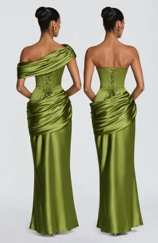 Satin-Abendkleid