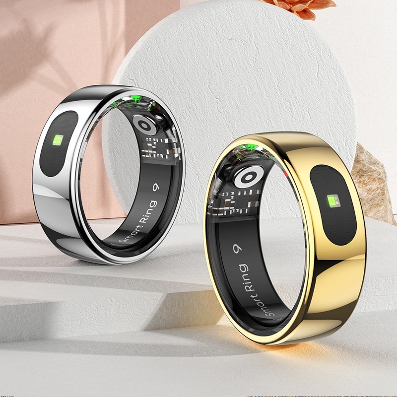 Silberner Zikr Smart Ring Körpertemperatur 2