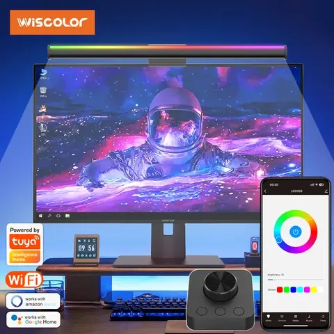Monitor-Lichtleiste