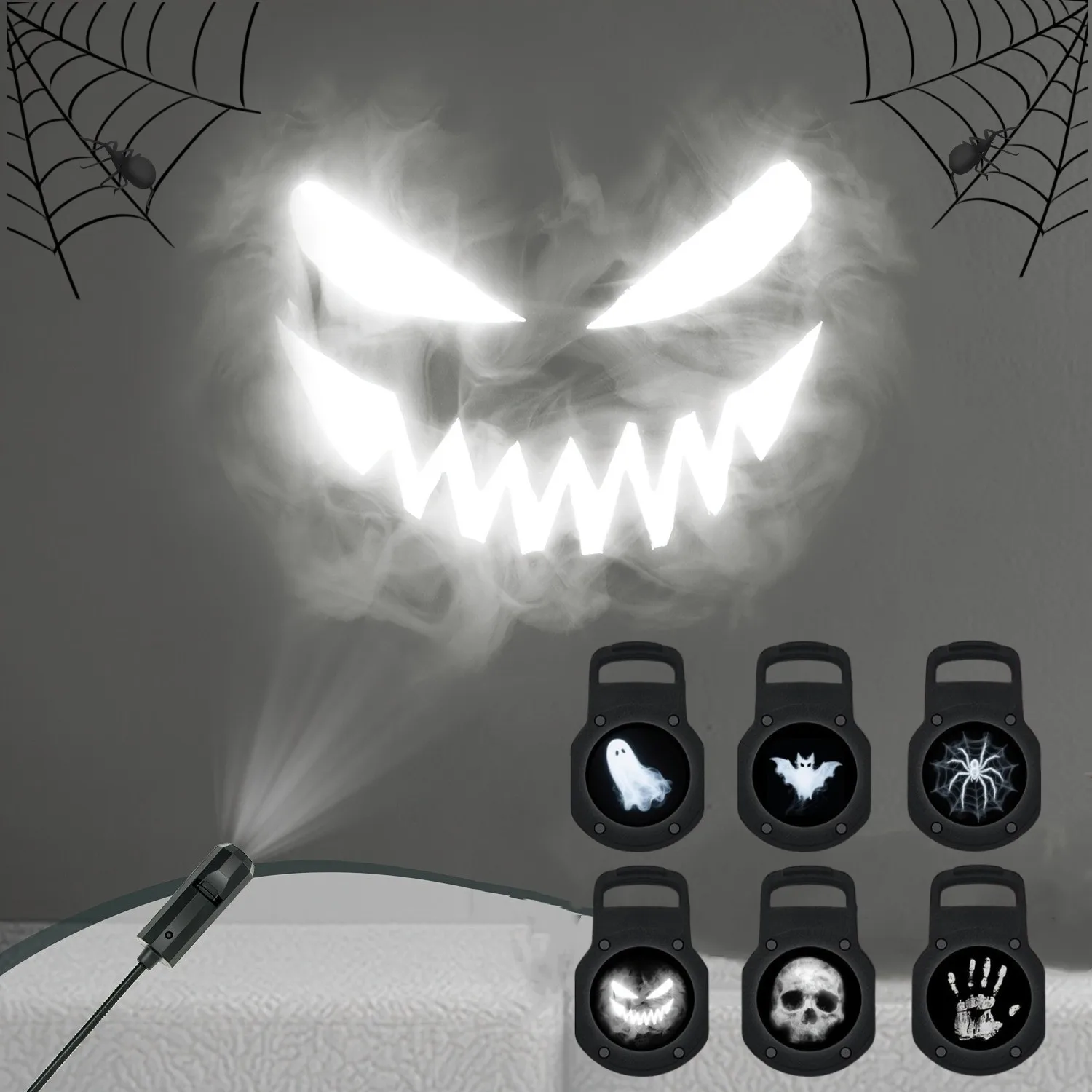 USB-Halloween-Geisterprojektor mit Wechselmuster