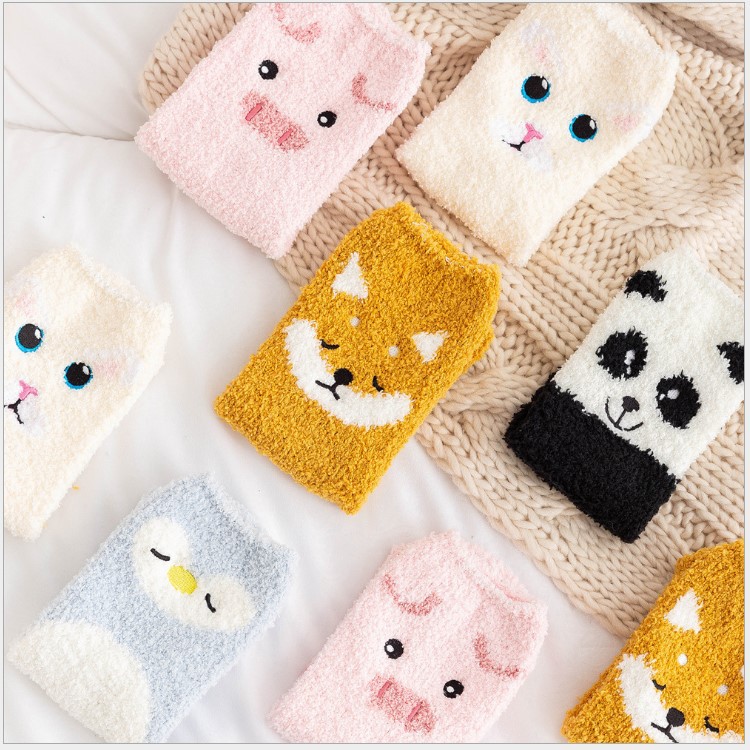 Damensocken mit Tiermotiv