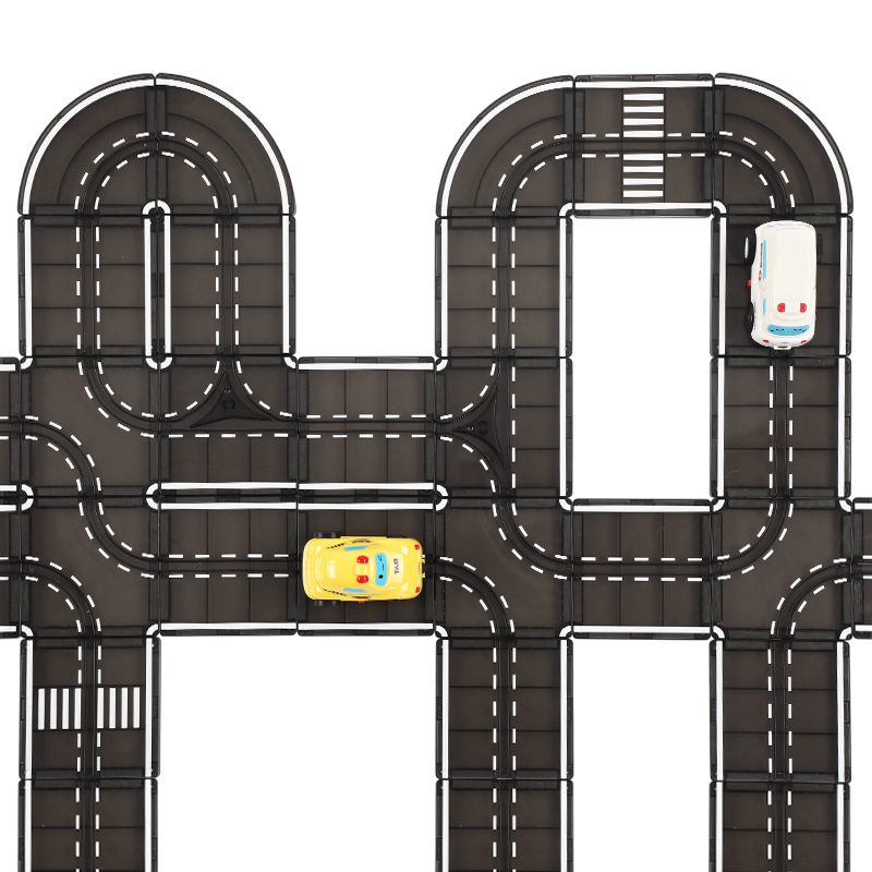 Magnetische Rennbahn-Bausteine für Kinder 3