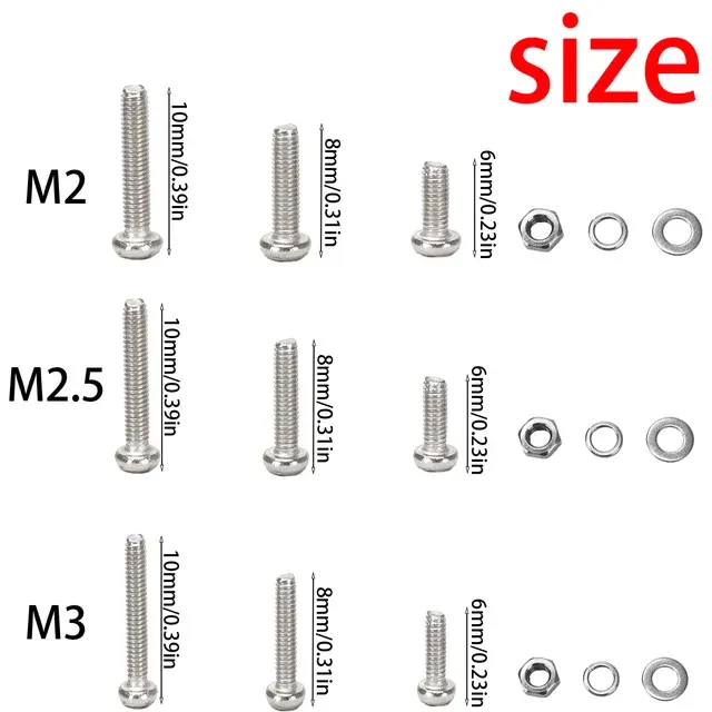 660-teiliges metrisches Schrauben-Set aus Edelstahl 3