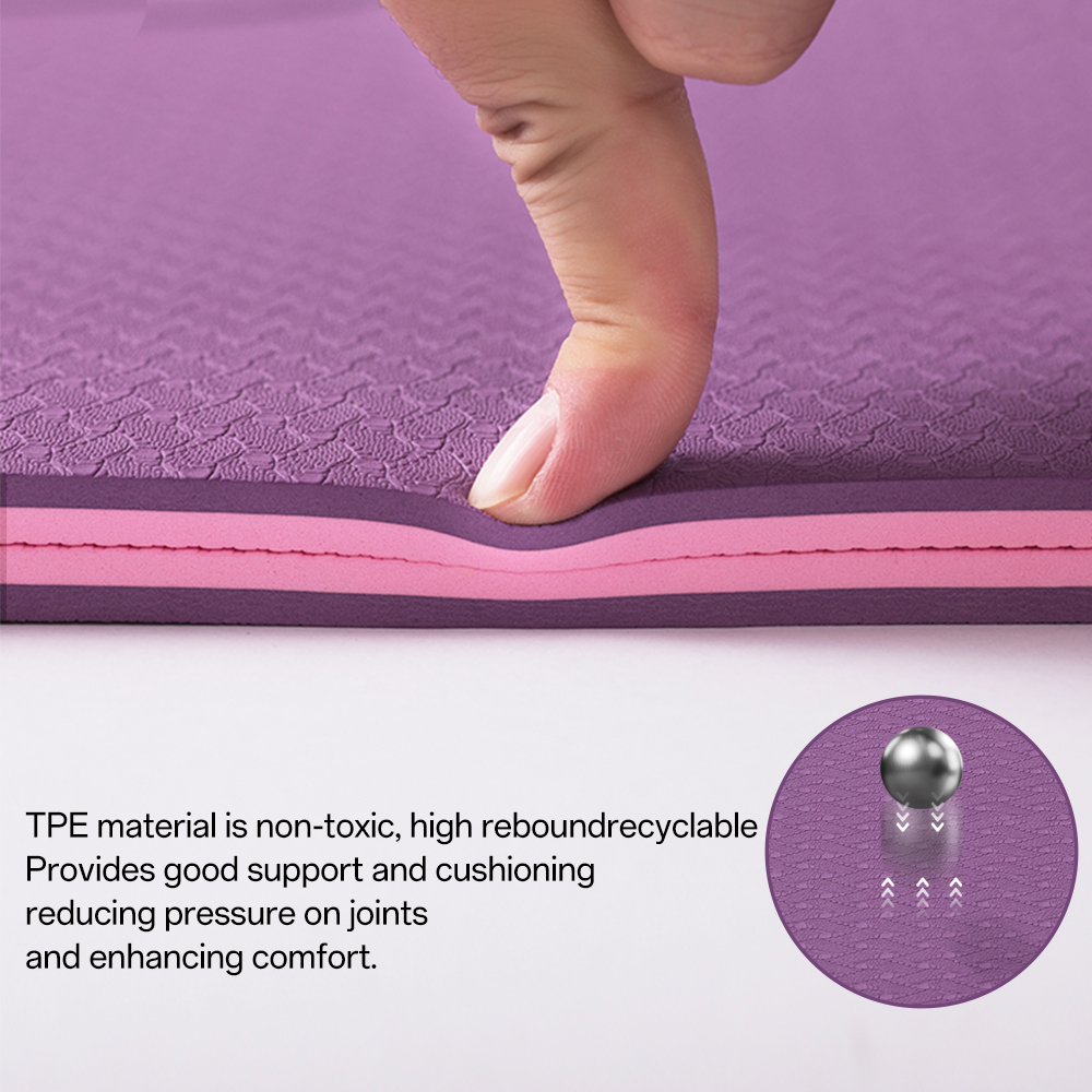 TPE-Yogamatte mit Löchern, 6 mm 3