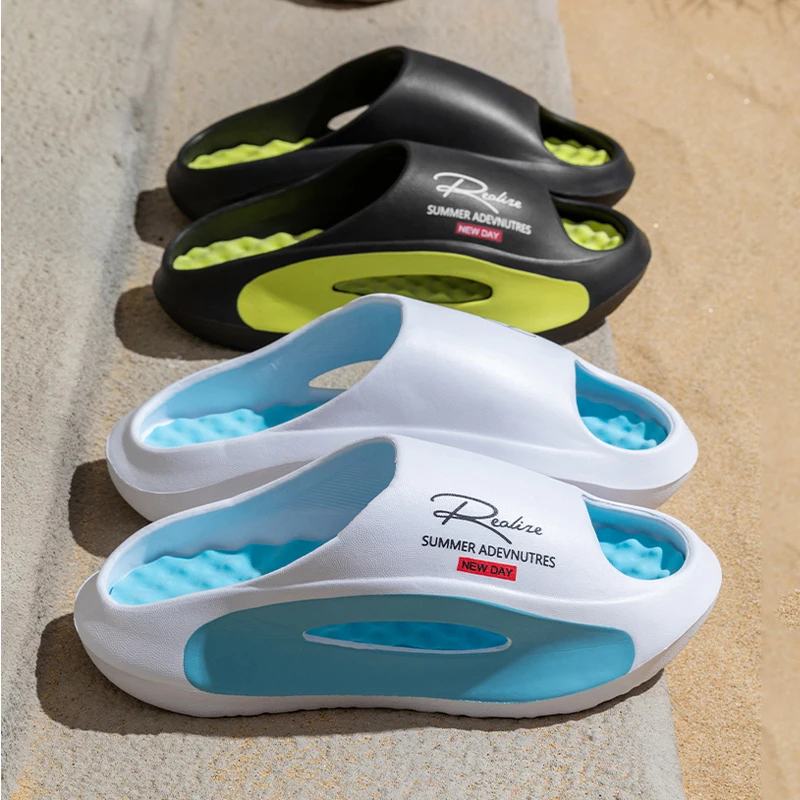 Massage-Slides für Herren, Sommer-Hausschuhe 4