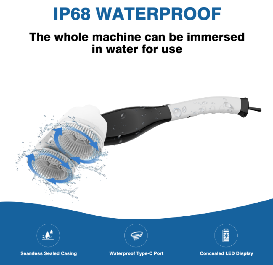 Wasserdichte 7-in-1 Elektrische Reinigungsbürste 4
